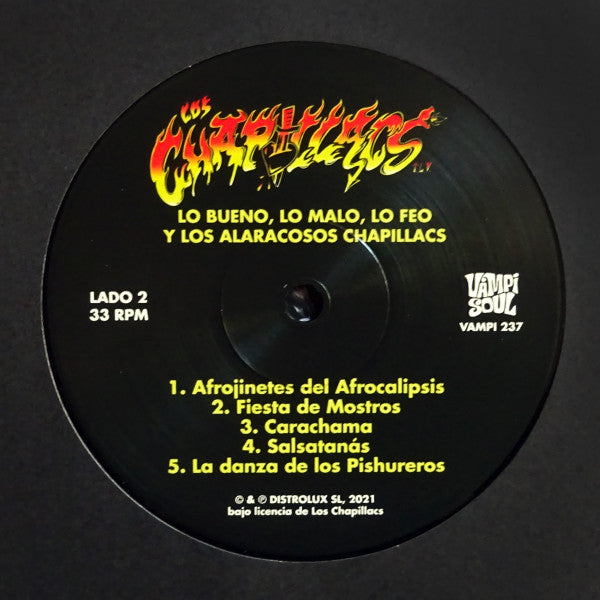 Los Chapillacs : Lo Bueno, Lo Malo, Lo Feo y Los Alaracosos (LP, Album)
