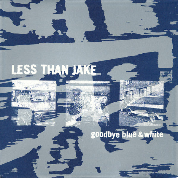 Less Than Jake : Goodbye Blue & White (LP, Comp, RP, Whi)