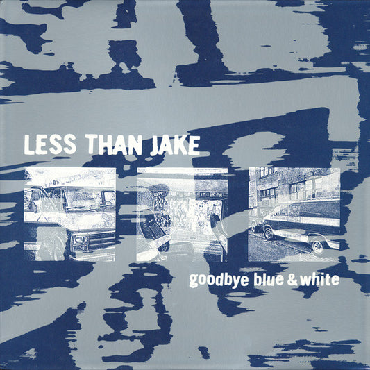 Less Than Jake : Goodbye Blue & White (LP, Comp, RP, Whi)
