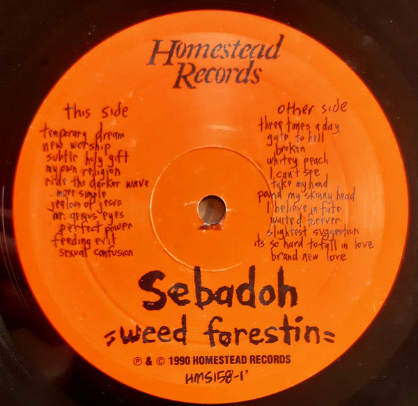 Sebadoh : Weed Forestin (LP, Album, RE)