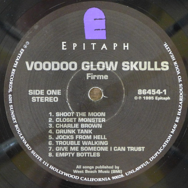 Voodoo Glow Skulls : Firme (LP, Album)