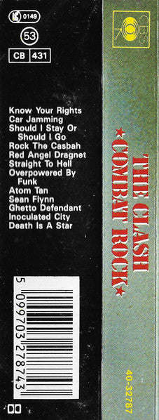 The Clash : Combat Rock (Cass, Album, RE)