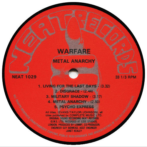 Warfare (2) : Metal Anarchy (LP, Album)