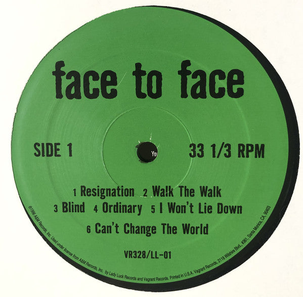 Face To Face : Face To Face (LP, Album)