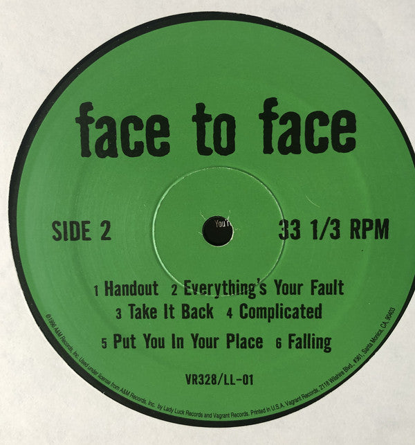 Face To Face : Face To Face (LP, Album)