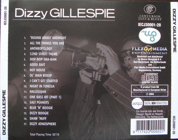 Dizzy Gillespie : Ultimate Jazz & Blues (CD, Comp, RM)