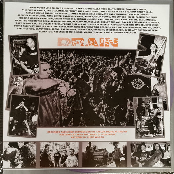 Drain (17) : California Cursed (LP, Album, RP, Cle)