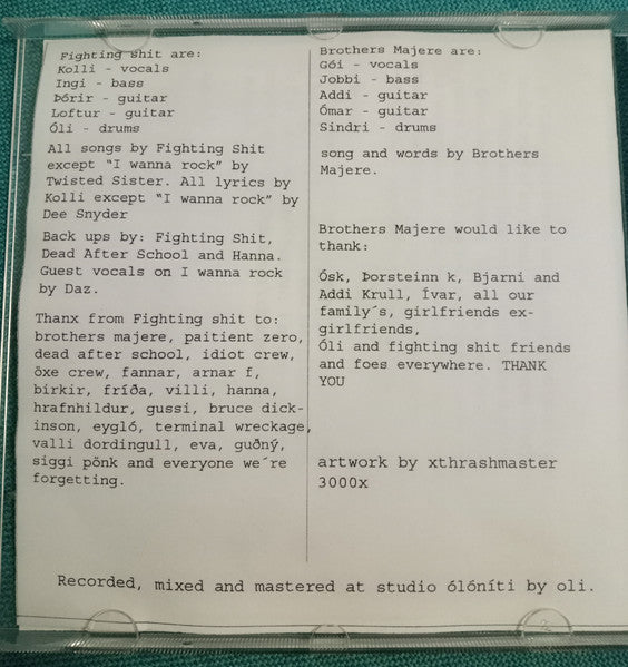 Fighting Shit / Brothers Majere : Metal Vs. Hardcore (CD, EP)