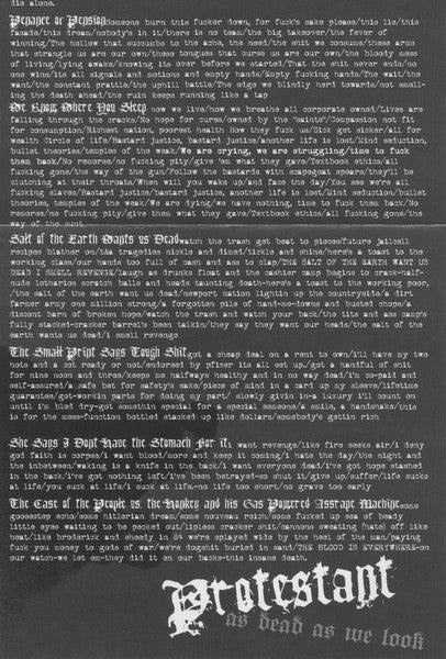 Protestant : As Dead As We Look (CD, Comp)