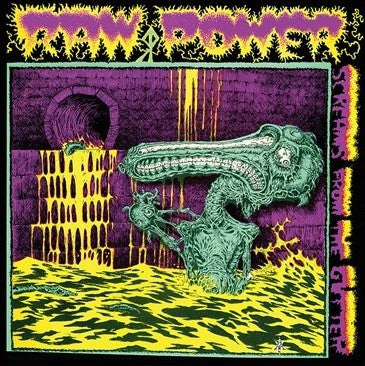 Raw Power (2) : Screams From The Gutter (LP, Album, RE, Whi)