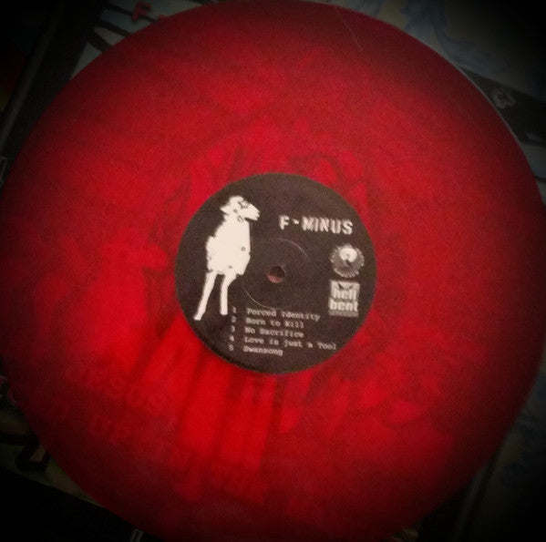 F-Minus / Crack Rock Steady Seven : Baby Jesus, Sliced Up In The Manger (10", Ltd, Num, Red)