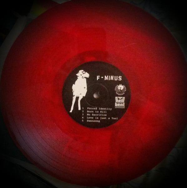 F-Minus / Crack Rock Steady Seven : Baby Jesus, Sliced Up In The Manger (10", Ltd, Num, Red)