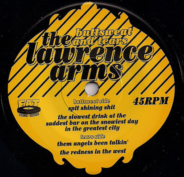 The Lawrence Arms : Buttsweat And Tears (7")