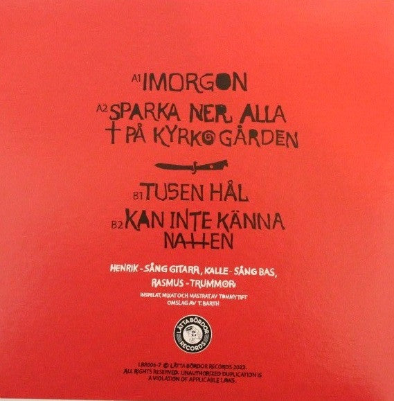 Tusen Ögon : Imorgon (7", EP)