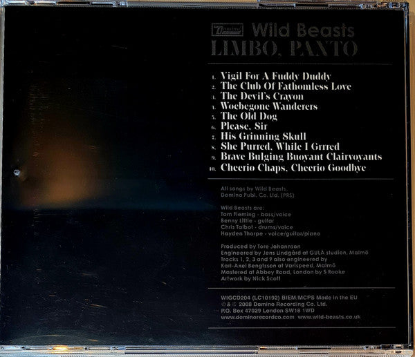 Wild Beasts : Limbo, Panto (CD, Album)