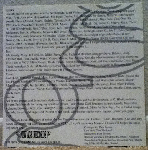 Grip (8) : Friction Burn Fatal (7")