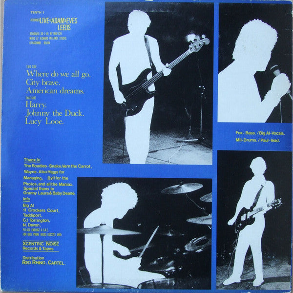 The Cult Maniax* : Where Do We All Go (12", EP)