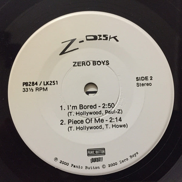 Zero Boys : Livin' In The 80's (7", EP, RE)