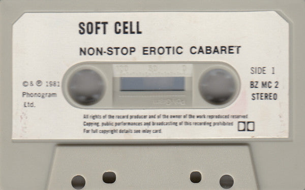 Soft Cell : Non-Stop Erotic Cabaret (Cass, Album)