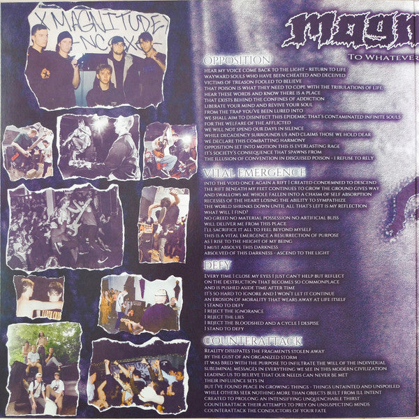 Magnitude (2) : To Whatever Fateful End (LP, Album, Ltd, RP, Pur)