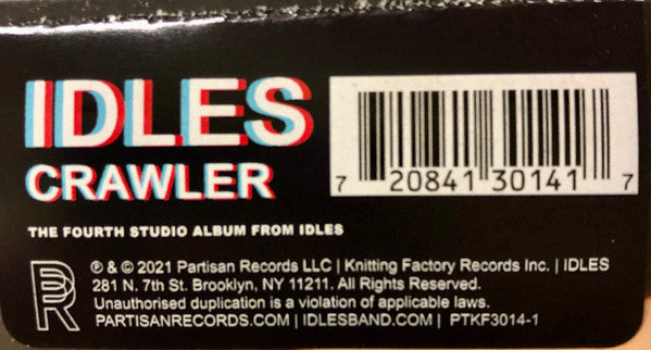 Idles : Crawler (LP, Album, Ste)