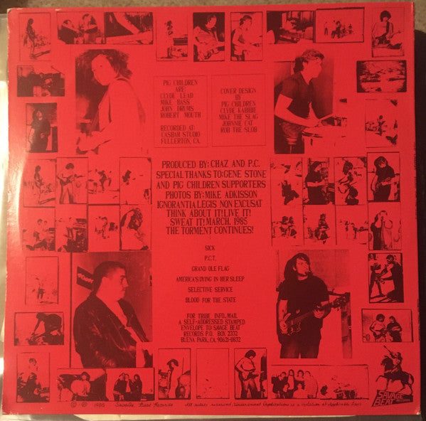 Pig Children : Blood For The State (12", EP)