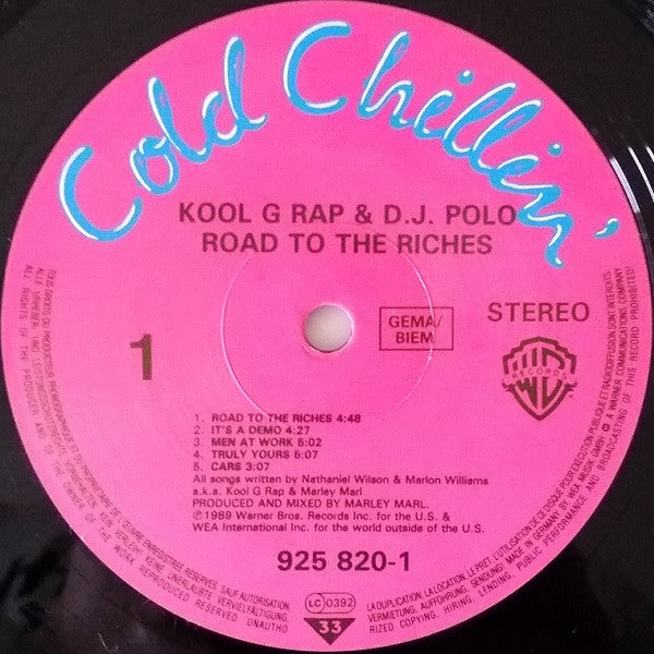 Kool G Rap & DJ Polo* : Road To The Riches (LP, Album)