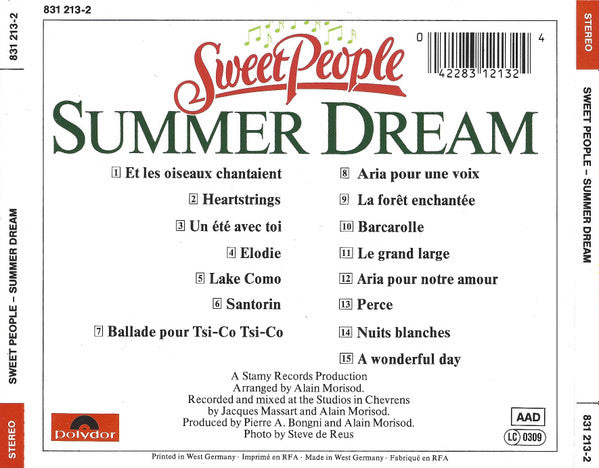 Sweet People : Summer Dream (CD, Comp, RP, Uni)