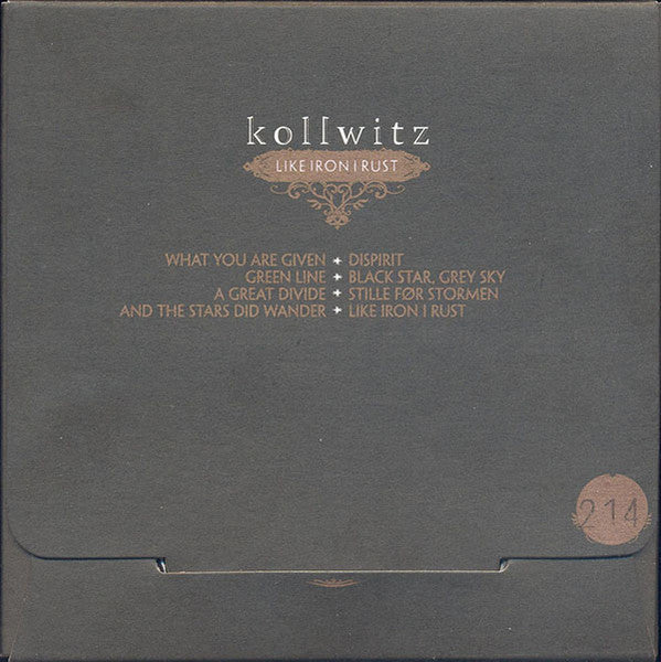 Kollwitz : Like Iron I Rust (CD, Album, Ltd)