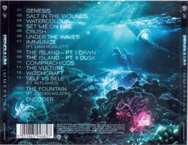 Pendulum (3) : Immersion (CD, Album)