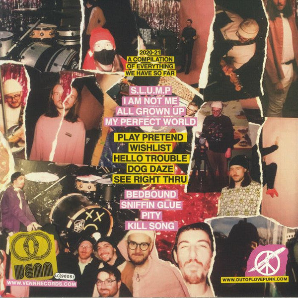 Out Of Love : So Far, So Good (LP, Comp, Yel)