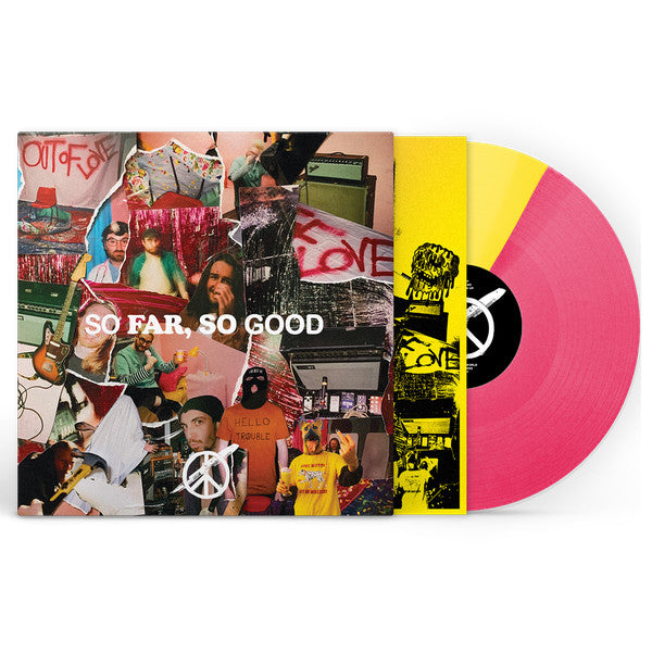 Out Of Love : So Far, So Good (LP, Comp, Yel)