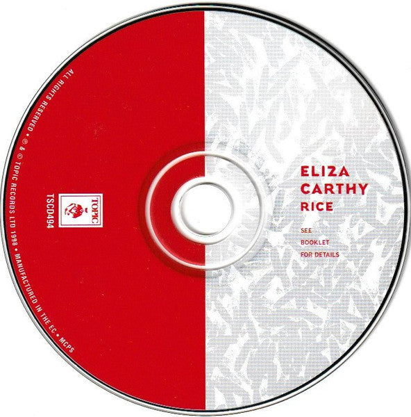 Eliza Carthy : Rice (CD, Album)