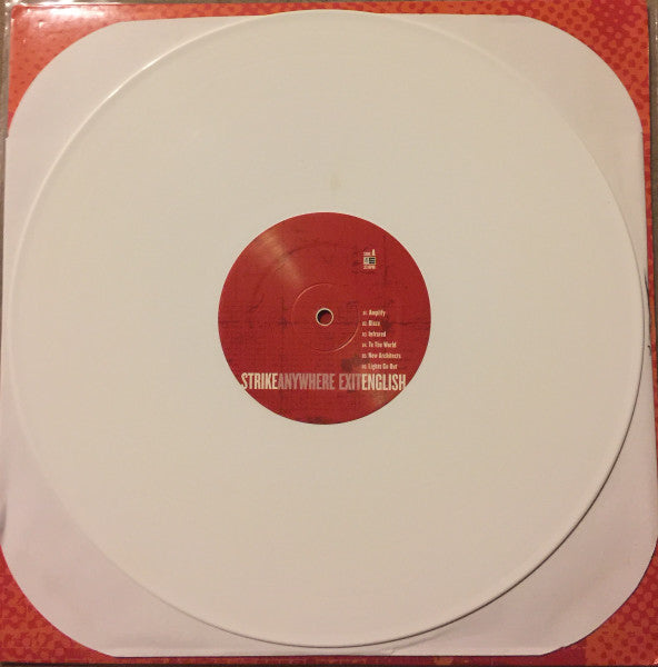 Strike Anywhere : Exit English (LP, Album, Whi)