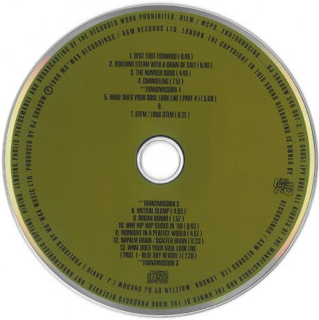 DJ Shadow : Endtroducing..... (CD, Album, RE)
