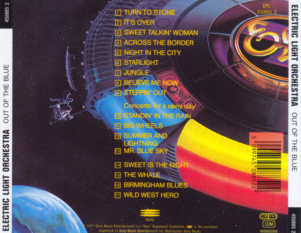 Electric Light Orchestra : Out Of The Blue (CD, Album, RE)