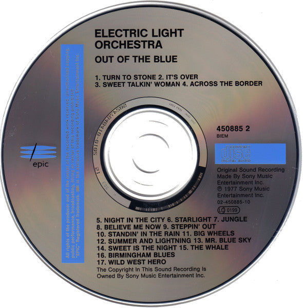 Electric Light Orchestra : Out Of The Blue (CD, Album, RE)