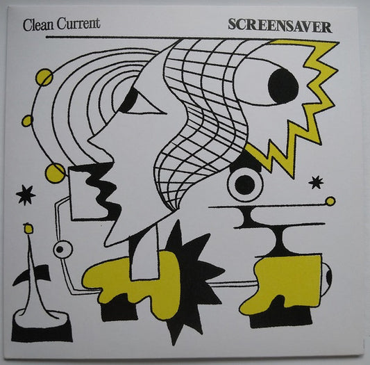 Screensaver (2) : Clean Current/Repeats (7", Single, Ltd, Flu)