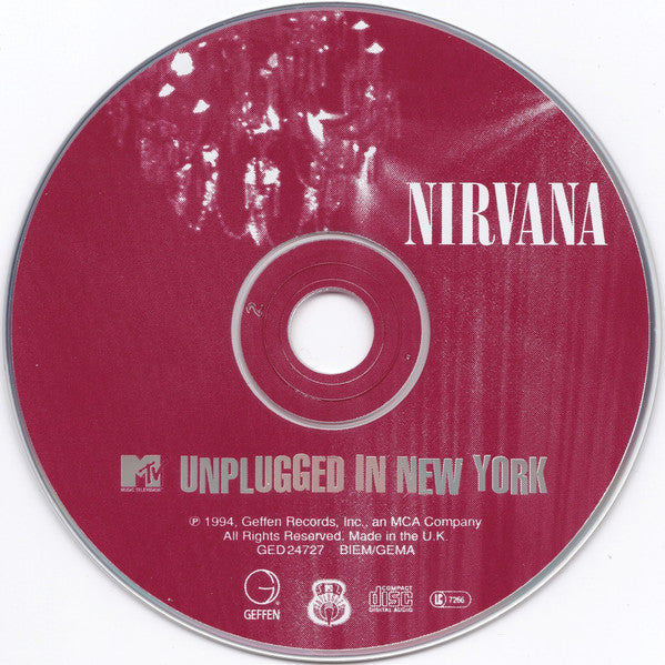 Nirvana : MTV Unplugged In New York (CD, Album, Dis)