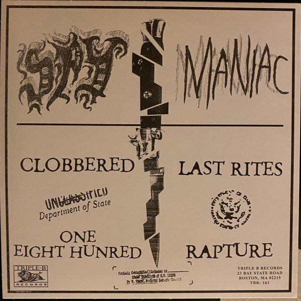 Spy (55) / Maniac (27) : Spy / Maniac (7", Ltd, Yel)