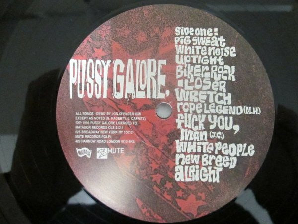 Pussy Galore (2) : Right Now! (LP, Album, RE, 150)