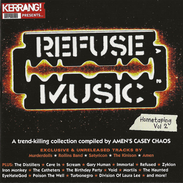 Various : Refuse Music: Hometaping Vol 2 (CD, Promo)
