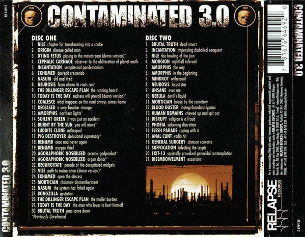 Various : Contaminated 3.0 (2xCD, Comp)