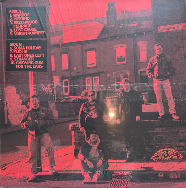 The Flex (3) : Chewing Gum For The Ears (LP, Album, Red)
