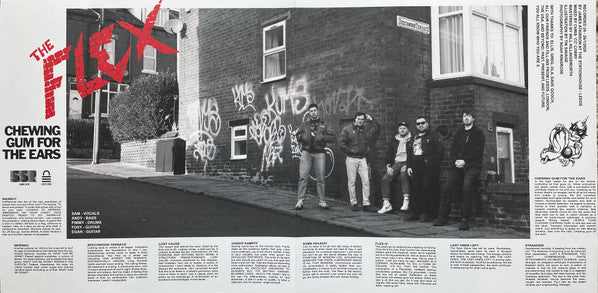 The Flex (3) : Chewing Gum For The Ears (LP, Album, Red)