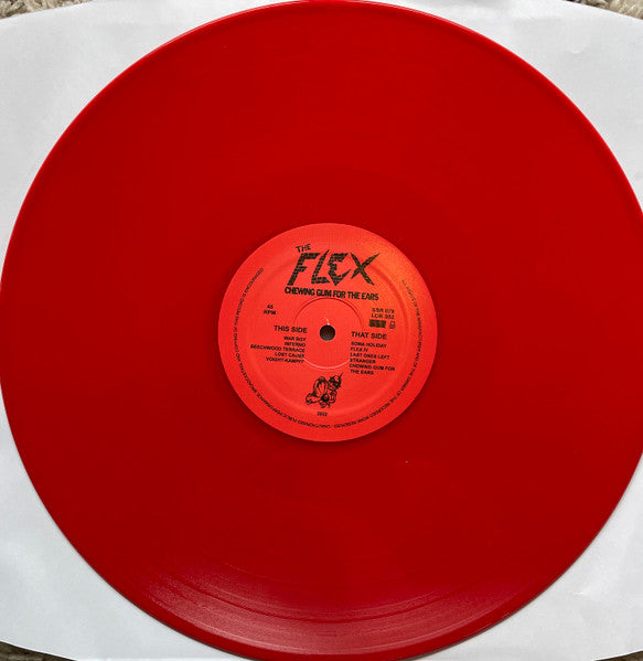 The Flex (3) : Chewing Gum For The Ears (LP, Album, Red)