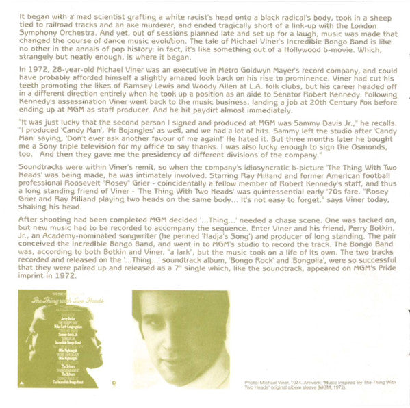 Michael Viner's Incredible Bongo Band* : Bongo Rock: The Story Of The Incredible Bongo Band (CD, Comp)