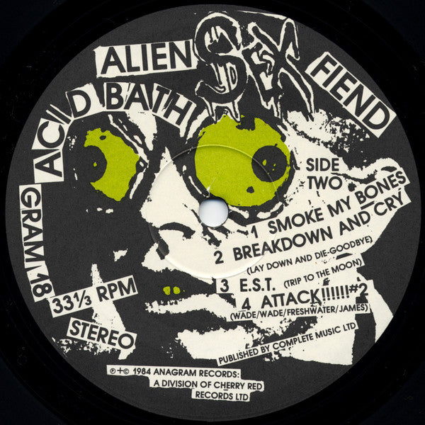 Alien Sex Fiend : Acid Bath (LP, Album)