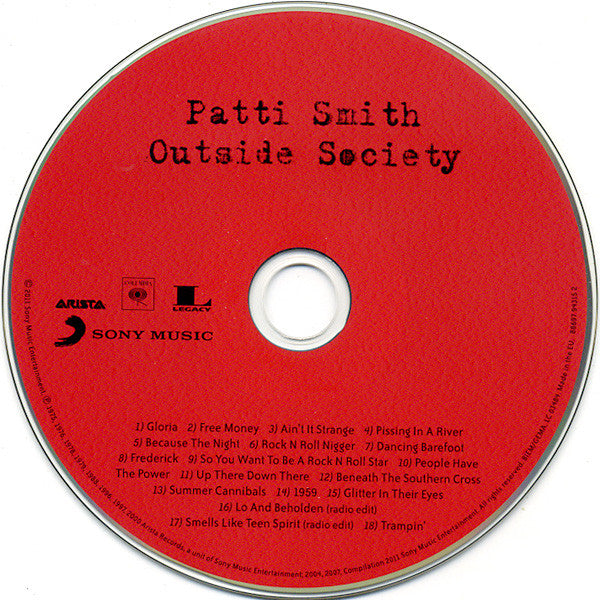 Patti Smith : Outside Society (CD, Comp, Dig)