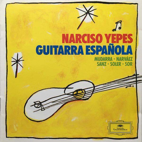 Narciso Yepes, Gaspar Sanz, Alonso Mudarra, Luis de Narváez, Antonio Soler*, Fernando Sor : Guitarra Española (CD, Album, Club)